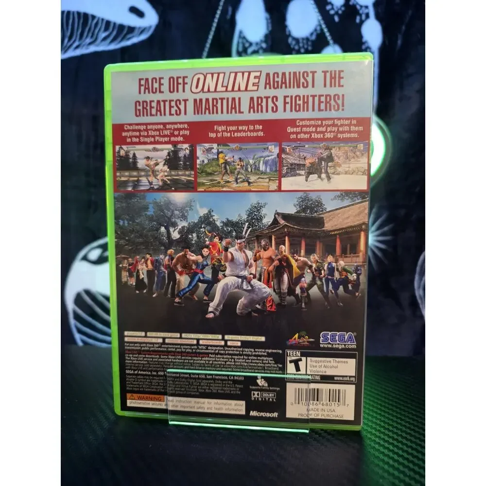 Microsoft Xbox 360 Sega Virtua Fighter 5 Online 2007